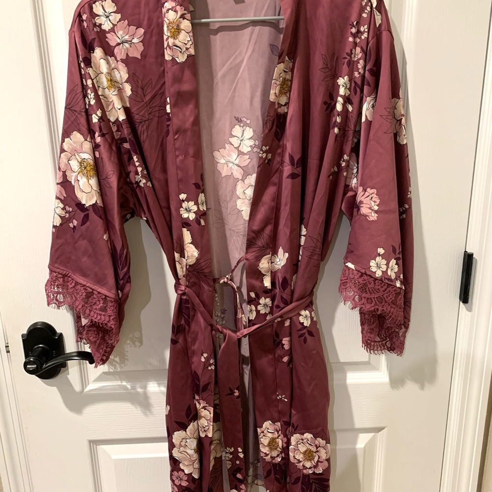 Floral Bathrobe by INC International Concepts-NWOT